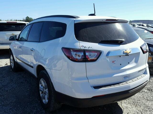 1GNKRFEDXGJ251603 - 2016 CHEVROLET TRAVERSE L WHITE photo 3