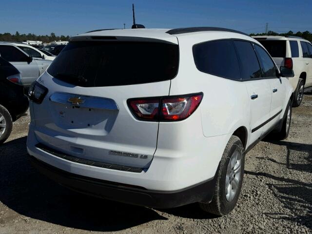 1GNKRFEDXGJ251603 - 2016 CHEVROLET TRAVERSE L WHITE photo 4