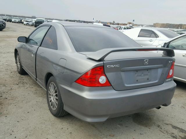 1HGEM21985L042541 - 2005 HONDA CIVIC EX გრაფიტი ფოტო 3