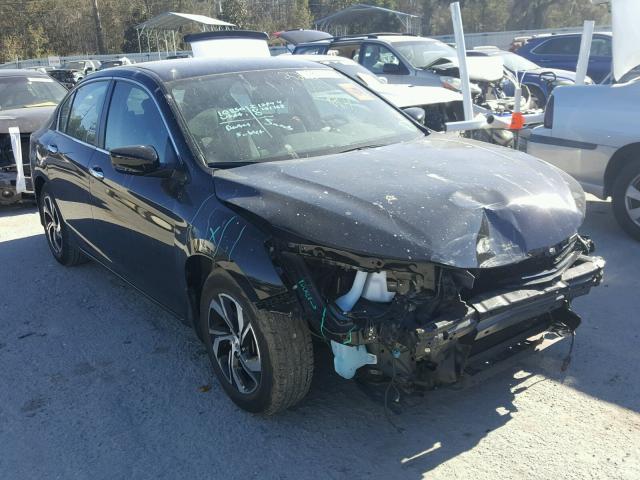 1HGCR2F33GA066614 - 2016 HONDA ACCORD LX BLACK photo 1