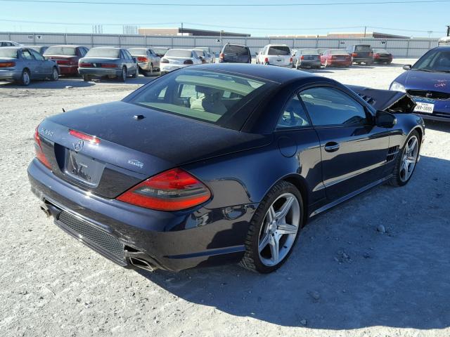 WDBSK71F89F154897 - 2009 MERCEDES-BENZ SL 550 BLUE photo 4