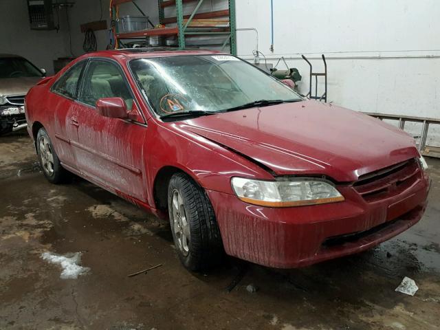 1HGCG2253XA012050 - 1999 HONDA ACCORD EX RED photo 1