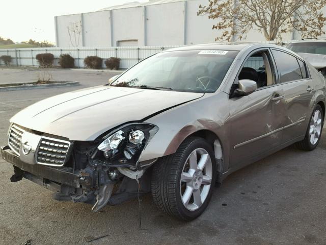 1N4BA41E46C834597 - 2006 NISSAN MAXIMA SE BEIGE photo 2