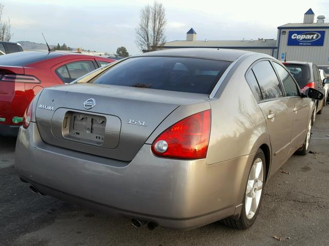 1N4BA41E46C834597 - 2006 NISSAN MAXIMA SE BEIGE photo 4