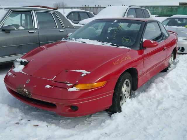 1G8ZH1270TZ195074 - 1996 SATURN SC2 RED photo 2