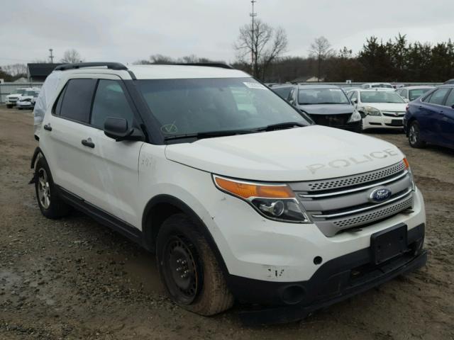 1FMHK8B82BGA22666 - 2011 FORD EXPLORER WHITE photo 1