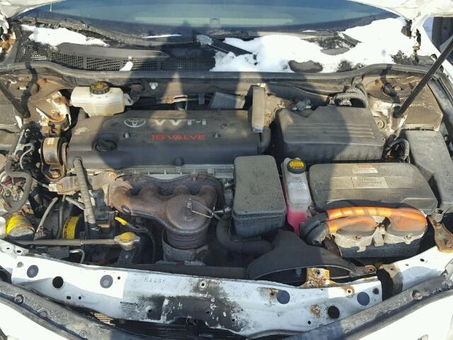 4T1BB46K39U071018 - 2009 TOYOTA CAMRY HYBR WHITE photo 7