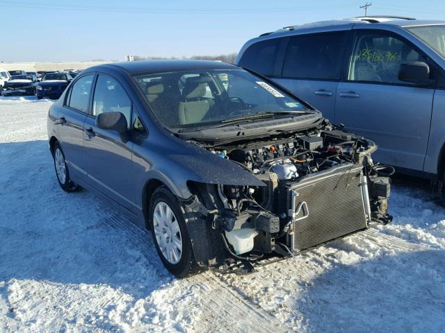 2HGFA16389H533609 - 2009 HONDA CIVIC VP GRAY photo 1