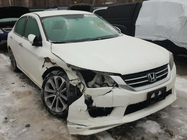 1HGCR2F58DA205245 - 2013 HONDA ACCORD SPO WHITE photo 1