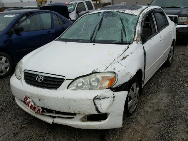 1NXBR30E55Z442294 - 2005 TOYOTA COROLLA CE WHITE photo 2