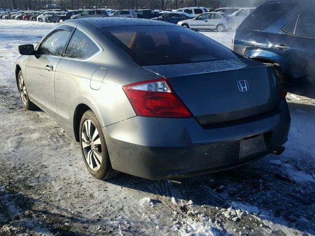 1HGCS12329A013619 - 2009 HONDA ACCORD LX GRAY photo 3