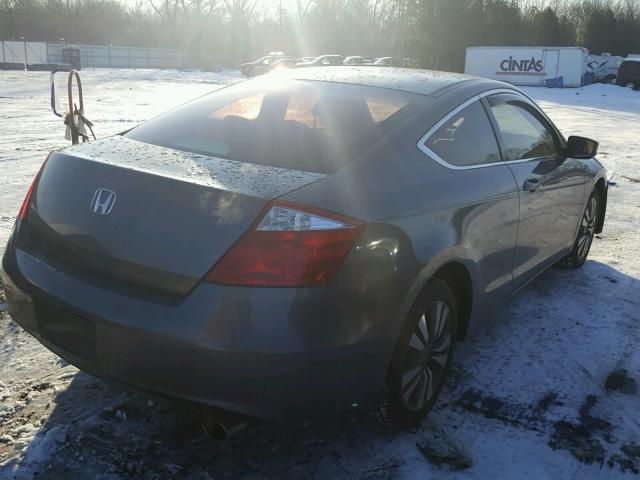 1HGCS12329A013619 - 2009 HONDA ACCORD LX GRAY photo 4