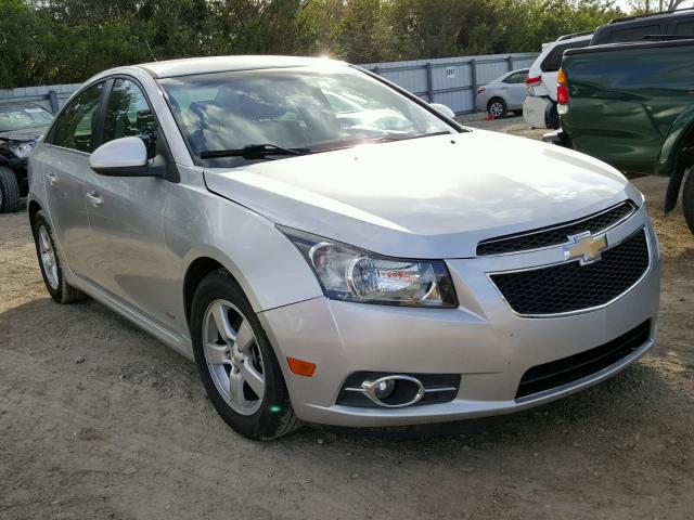 1G1PC5SB1D7187921 - 2013 CHEVROLET CRUZE LT SILVER photo 1