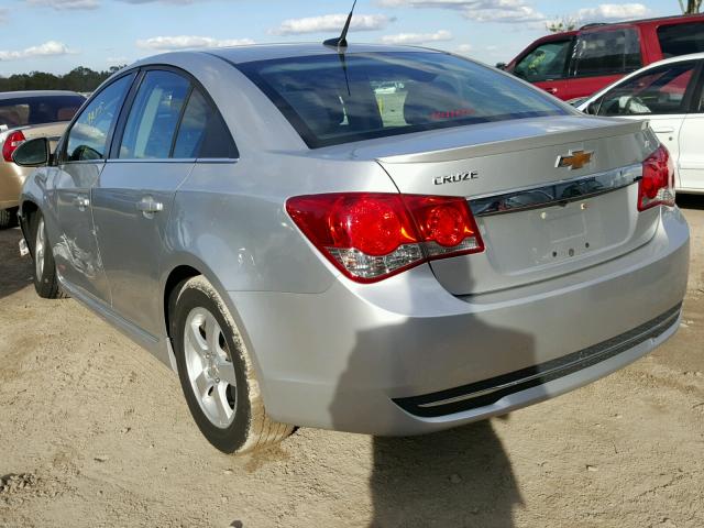 1G1PC5SB1D7187921 - 2013 CHEVROLET CRUZE LT SILVER photo 3