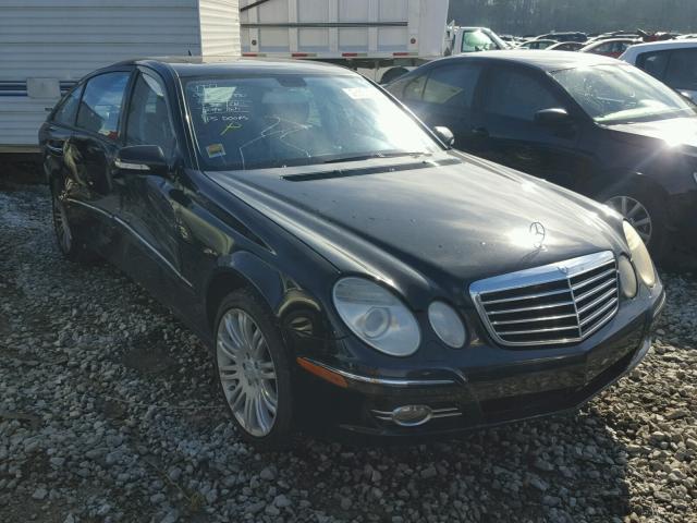 WDBUF56X48B212254 - 2008 MERCEDES-BENZ E 350 BLACK photo 1