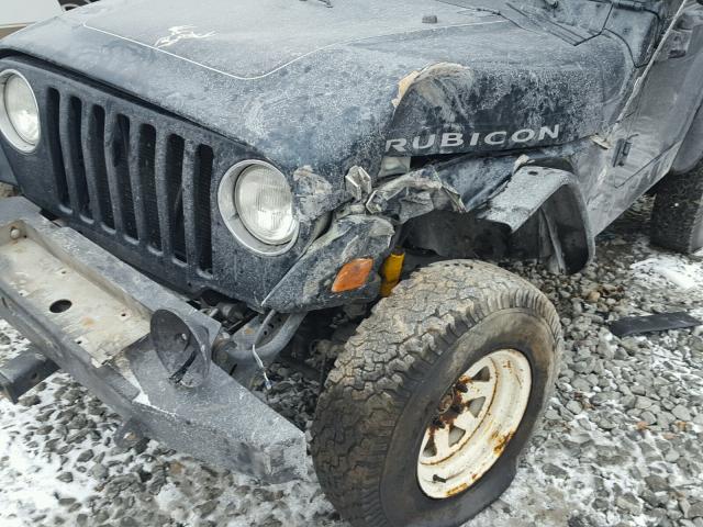 1J4FA69S56P725344 - 2006 JEEP WRANGLER / BLACK photo 9