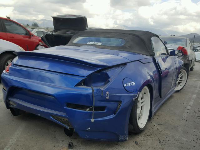 JN1AZ36A55M750461 - 2005 NISSAN 350Z ROADS BLUE photo 4