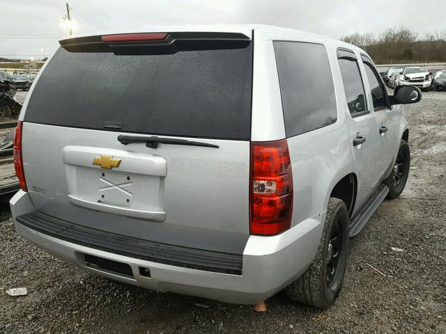 1GNLC2E0XDR289759 - 2013 CHEVROLET TAHOE POLI SILVER photo 4