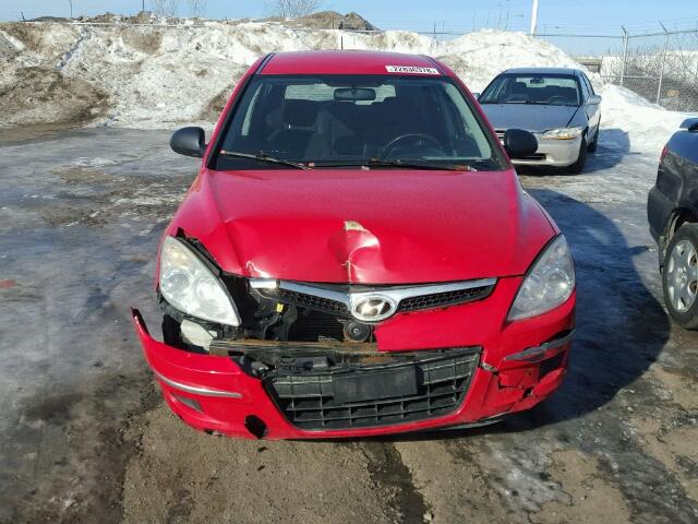 KMHDB8BE6AU050491 - 2010 HYUNDAI ELANTRA TO RED photo 9