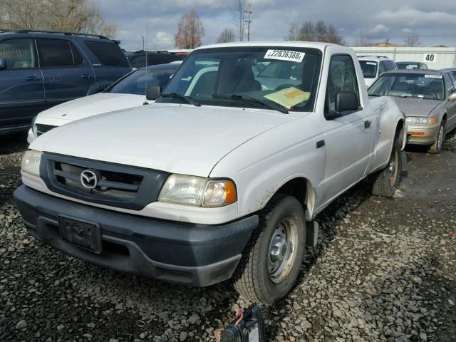 4F4YR12D64TM09856 - 2004 MAZDA B2300 WHITE photo 2