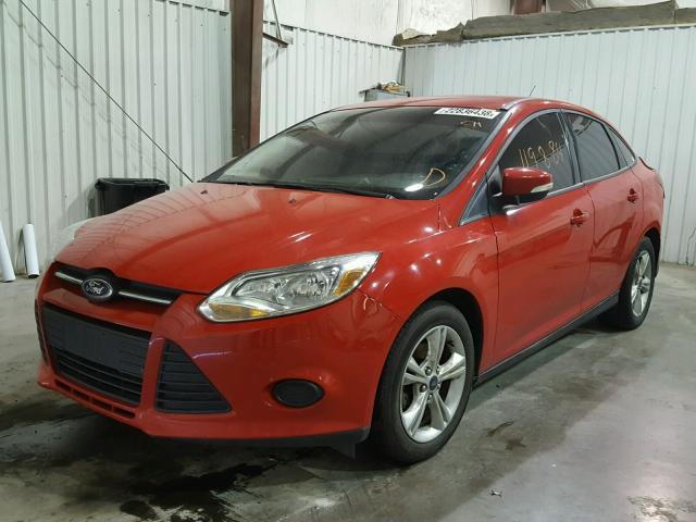 1FADP3F28DL340644 - 2013 FORD FOCUS SE RED photo 2