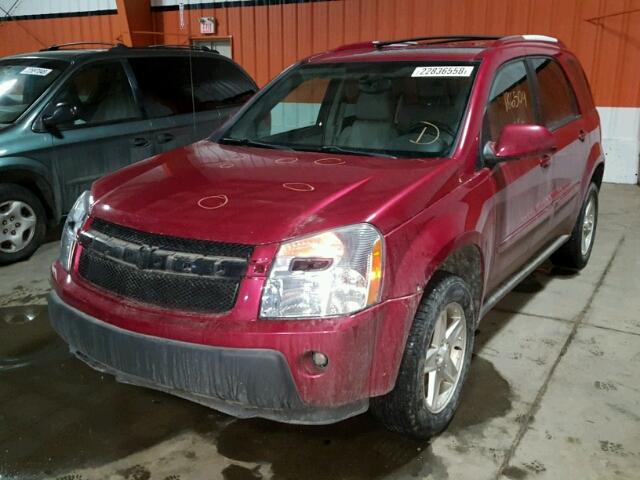 2CNDL63F366111391 - 2006 CHEVROLET EQUINOX LT RED photo 2