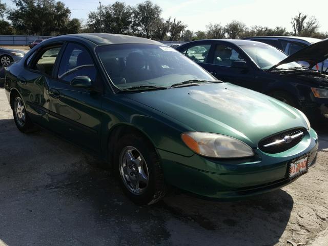 1FAFP55U6YA245380 - 2000 FORD TAURUS SES GREEN photo 1