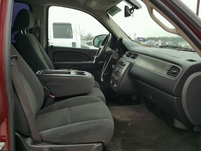 3GNEC12J97G167866 - 2007 CHEVROLET AVALANCHE MAROON photo 5