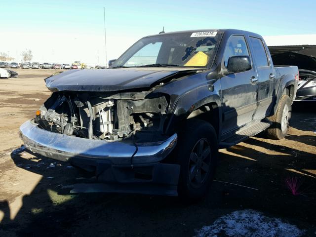1GCHTDFE7C8141528 - 2012 CHEVROLET COLORADO L BLACK photo 2