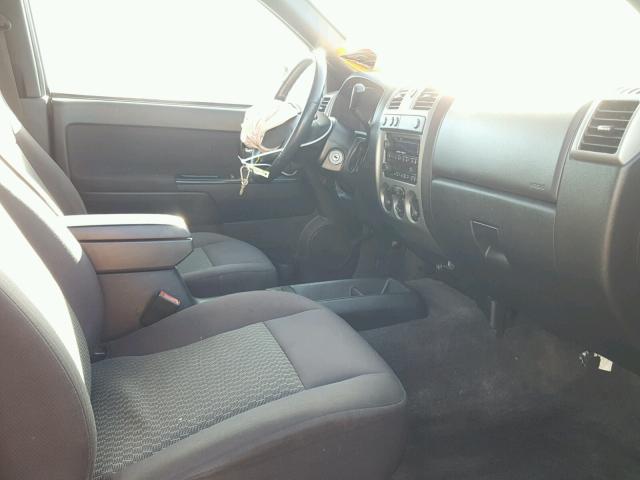 1GCHTDFE7C8141528 - 2012 CHEVROLET COLORADO L BLACK photo 5