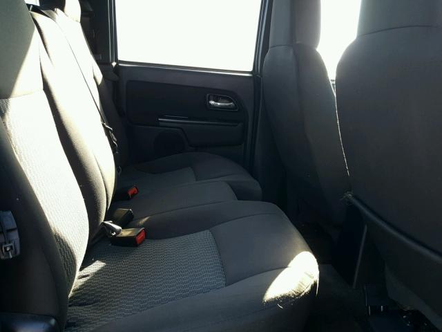 1GCHTDFE7C8141528 - 2012 CHEVROLET COLORADO L BLACK photo 6