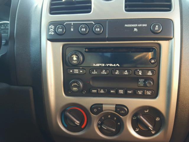 1GCHTDFE7C8141528 - 2012 CHEVROLET COLORADO L BLACK photo 9