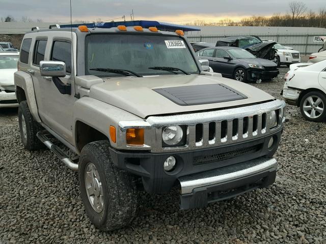 5GTDN13E378186573 - 2007 HUMMER H3 BEIGE photo 1