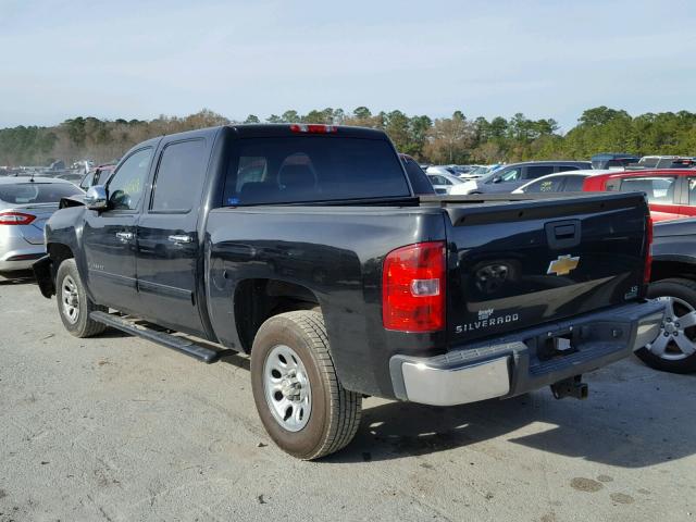 3GCPCREAXBG379745 - 2011 CHEVROLET SILVERADO BLACK photo 3