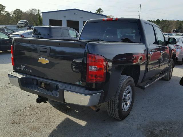 3GCPCREAXBG379745 - 2011 CHEVROLET SILVERADO BLACK photo 4