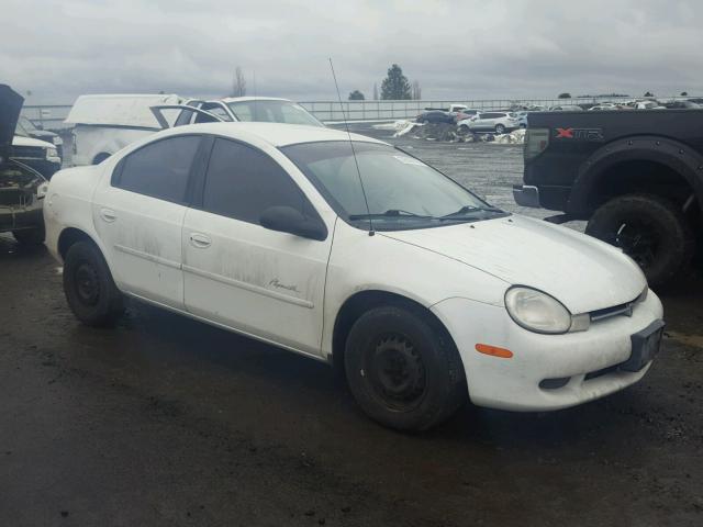 1P3ES46C5YD763631 - 2000 PLYMOUTH NEON BASE 白色 照片 1