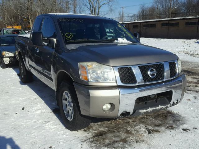 1N6AA06B16N553646 - 2006 NISSAN TITAN XE TAN photo 1