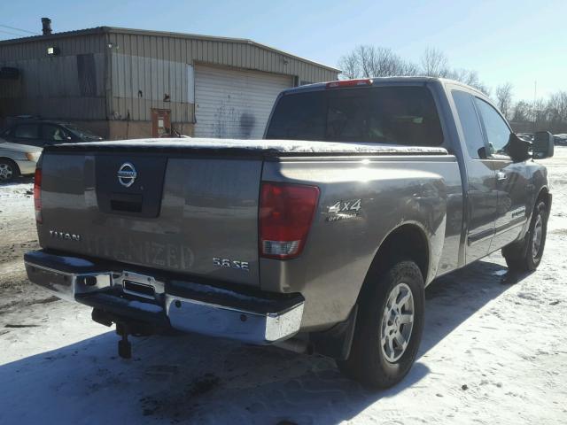 1N6AA06B16N553646 - 2006 NISSAN TITAN XE TAN photo 4