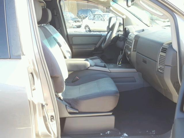 1N6AA06B16N553646 - 2006 NISSAN TITAN XE TAN photo 5