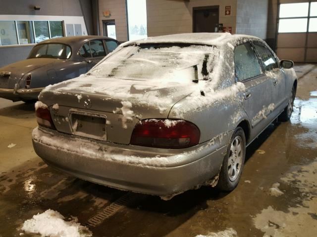 1YVGF22C6X5893783 - 1999 MAZDA 626 ES SILVER photo 4