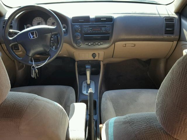 2HGES26792H549356 - 2002 HONDA CIVIC EX 勃艮第红 照片 9