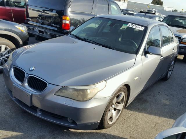 WBANA53555B856202 - 2005 BMW 525 I BLACK photo 2