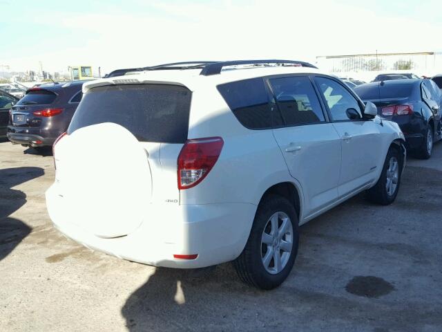 JTMBK31V365001489 - 2006 TOYOTA RAV4 LIMIT WHITE photo 4