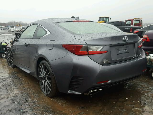 JTHSE5BC0F5004932 - 2015 LEXUS RC 350 GRAY photo 3