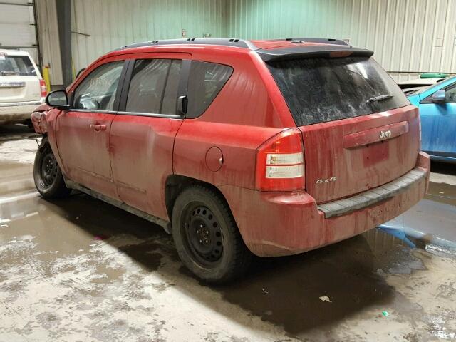 1J4NF4FB4AD511672 - 2010 JEEP COMPASS SP RED photo 3