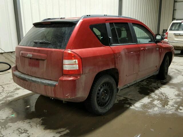 1J4NF4FB4AD511672 - 2010 JEEP COMPASS SP RED photo 4