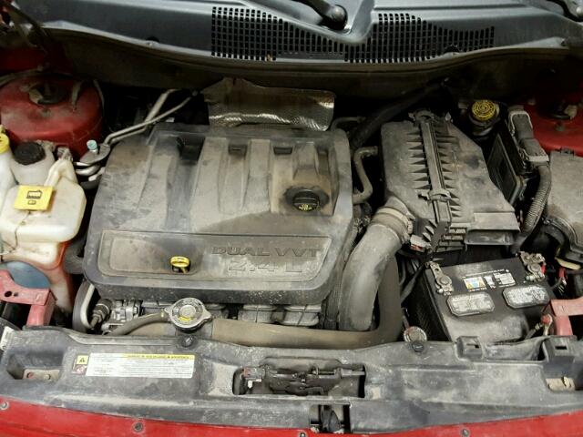 1J4NF4FB4AD511672 - 2010 JEEP COMPASS SP RED photo 7