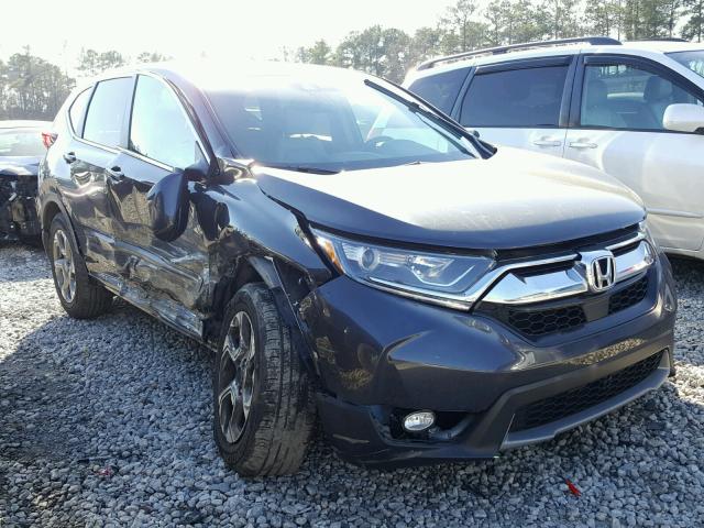 7FARW1H80HE037766 - 2017 HONDA CR-V EXL BLUE photo 1