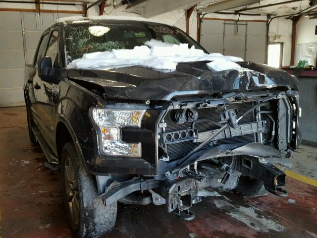 1FTEW1EG2FFC99352 - 2015 FORD F150 SUPER BLACK photo 1