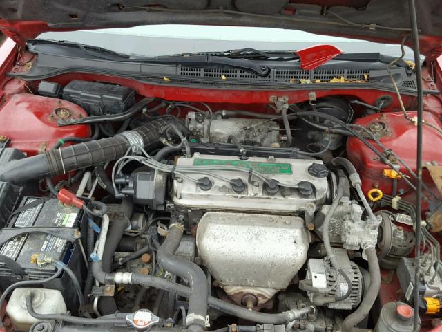 1HGCG3278XA026694 - 1999 HONDA ACCORD EX RED photo 7